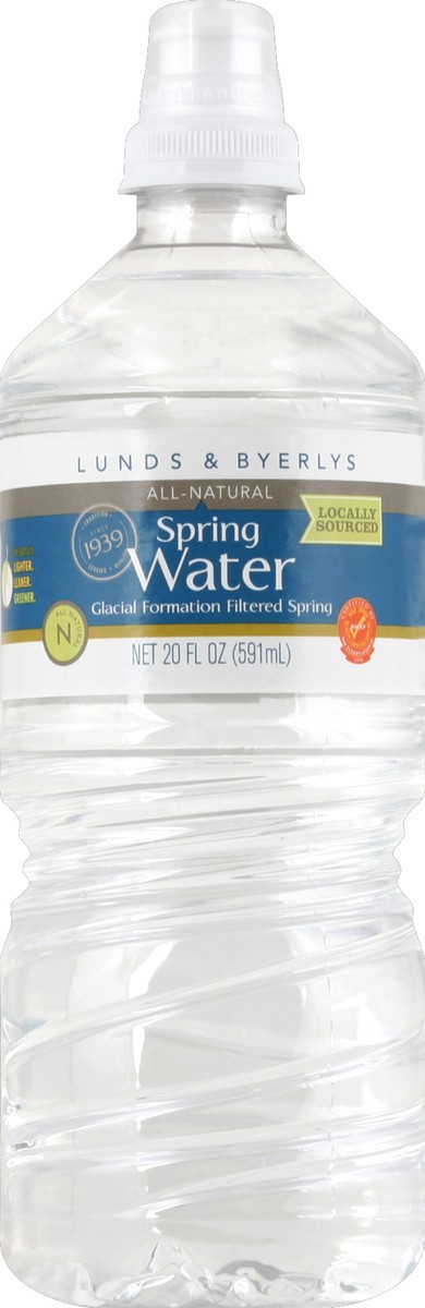 slide 4 of 4, Lunds & Byerlys Spring Water 20 fl oz, 20 fl oz