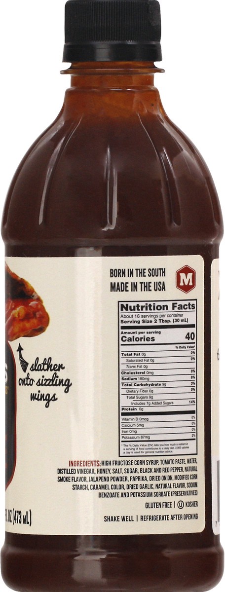 slide 3 of 9, Moore's Mild Honey Barbecue Wing Sauce 16 fl oz, 16 fl oz