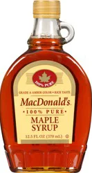 MacDonalds MacDonald’s 100% Pure Maple Syrup 12.5 fl. oz. Bottle