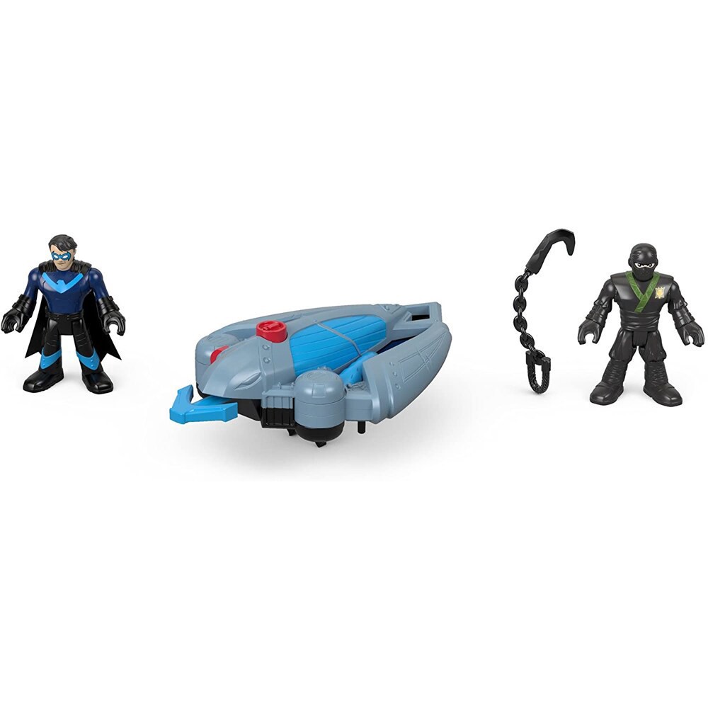 slide 3 of 4, Fisher-Price Imaginext Dc Super Friends Ninja Nightwing & Glider, 1 ct