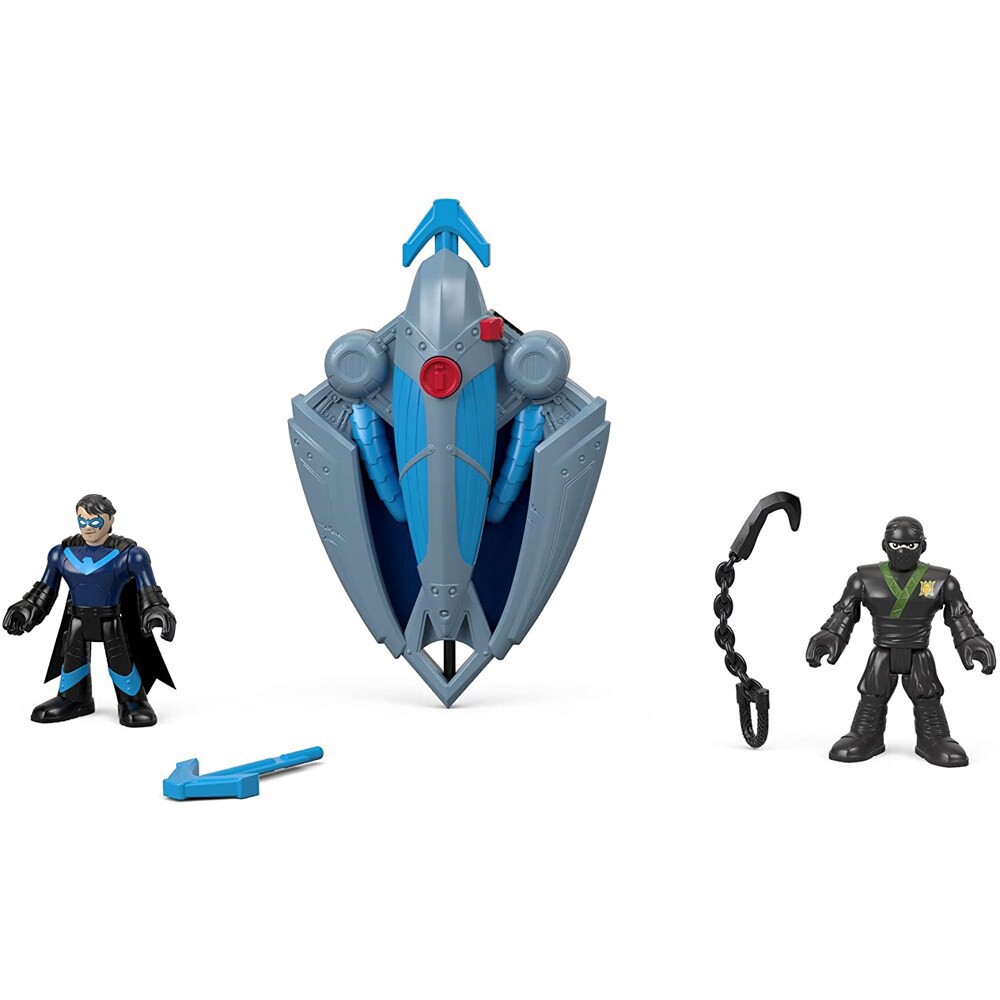 slide 4 of 4, Fisher-Price Imaginext Dc Super Friends Ninja Nightwing & Glider, 1 ct