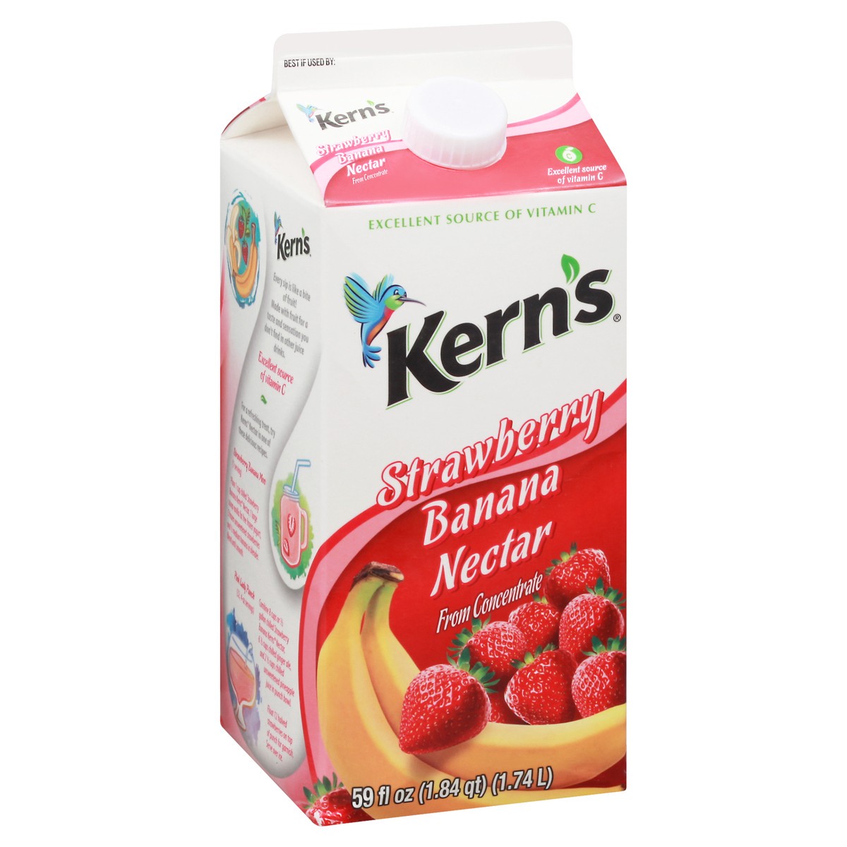 slide 3 of 9, Kern's Strawberry Banana Nectar - 59 fl oz, 59 fl oz