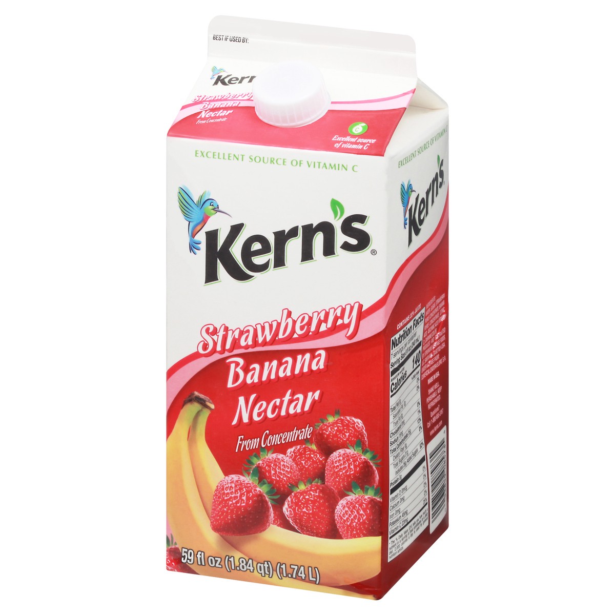 slide 9 of 9, Kern's Strawberry Banana Nectar - 59 fl oz, 59 fl oz