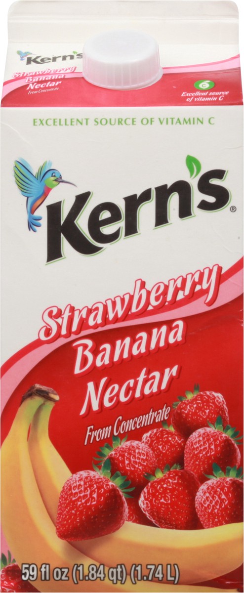 slide 8 of 9, Kern's Strawberry Banana Nectar - 59 fl oz, 59 fl oz