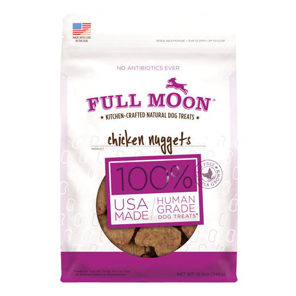 slide 1 of 7, Full Moon Chicken Nugget Treat, 1 ct