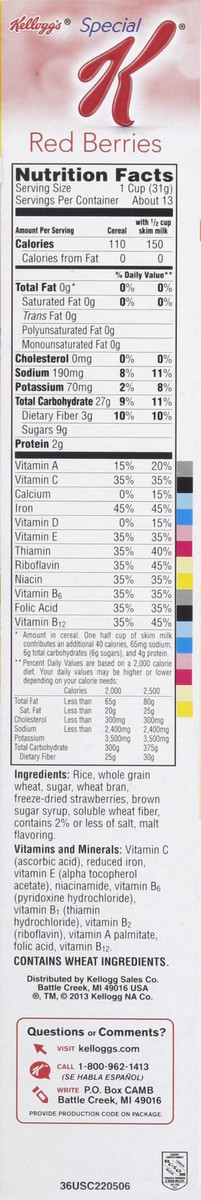 slide 3 of 7, Special K Cereal 14.7 oz, 14.7 oz