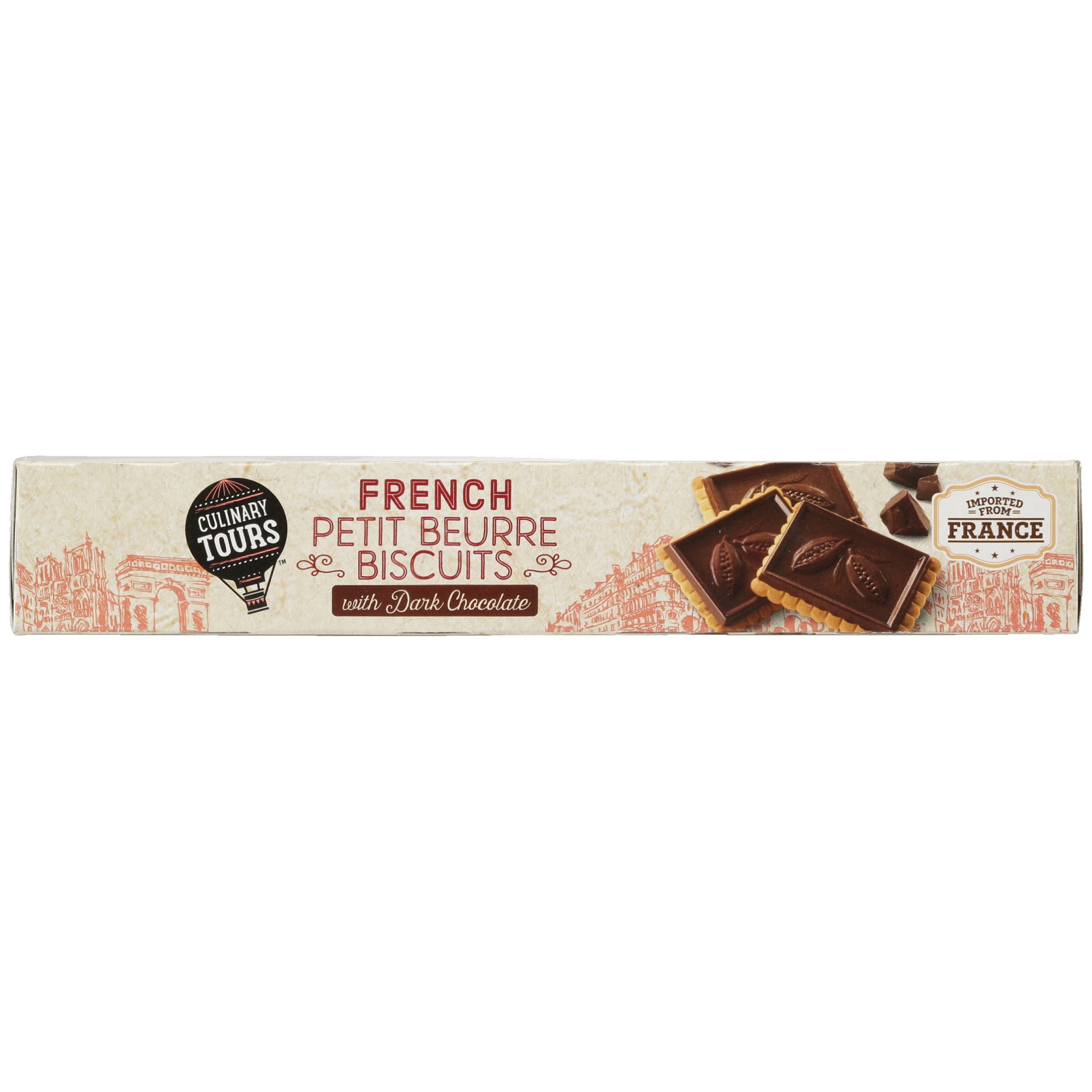 slide 4 of 6, Culinary Tours French Petit Beurre Biscuits With Dark Chocolate, 5.29 oz