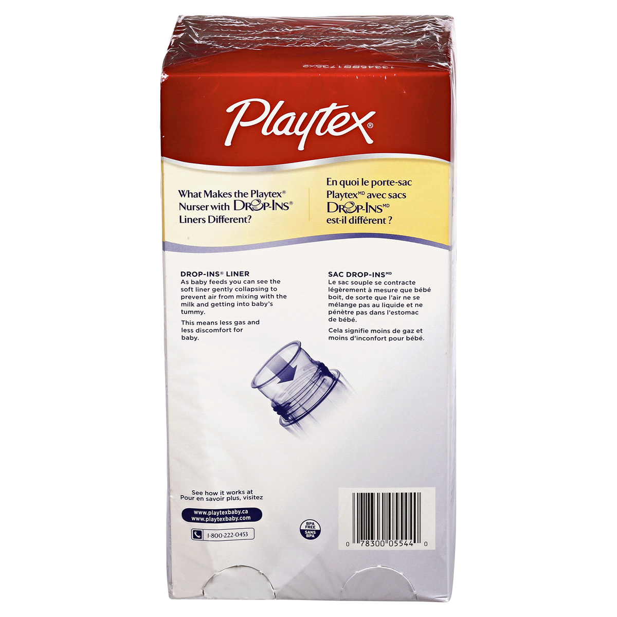 Playtex Drop-Ins System Pre-Sterilized Disposable Liners 8-10 oz