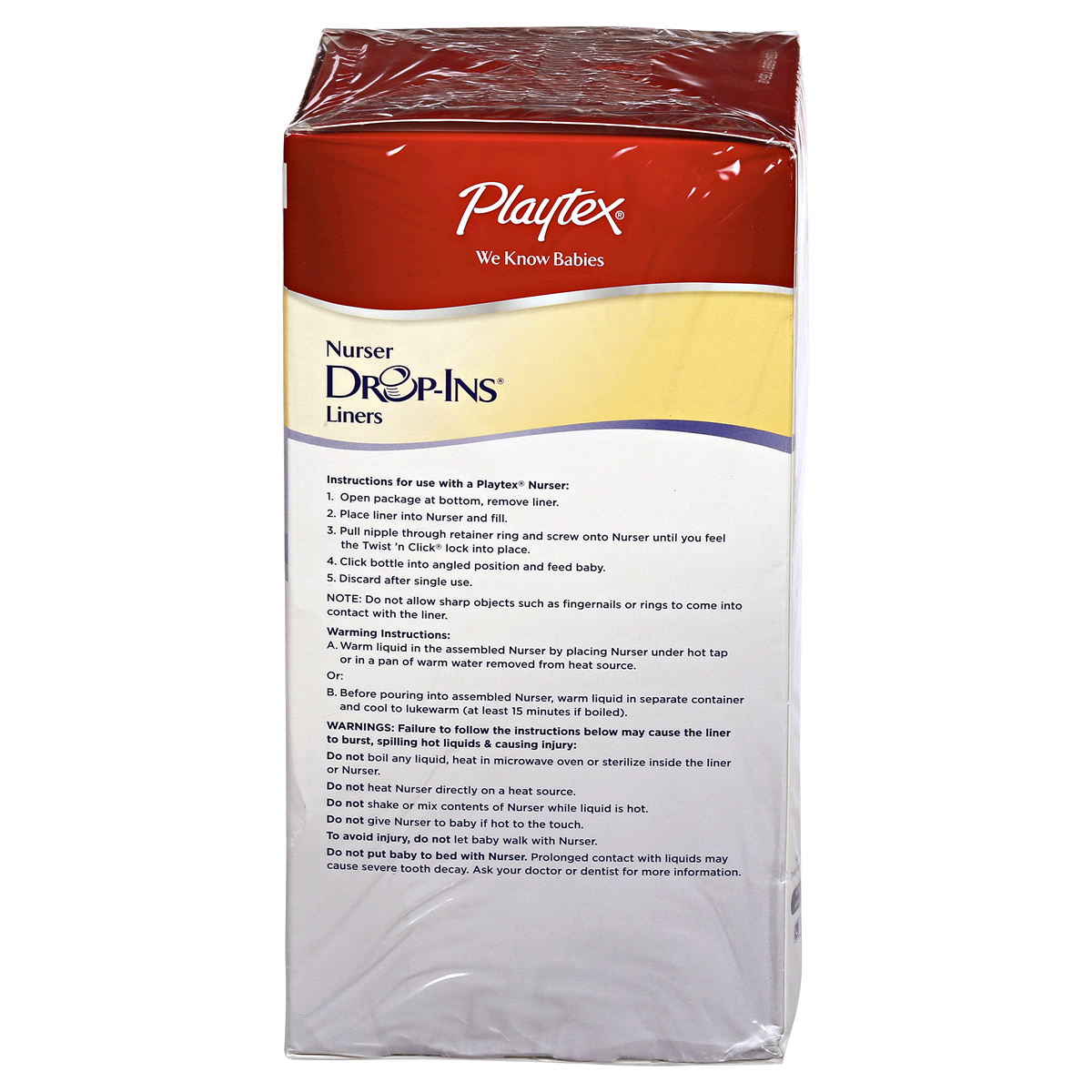 slide 6 of 7, Playtex Drop-Ins System Pre-Sterilized Disposable Liners, 100 ct