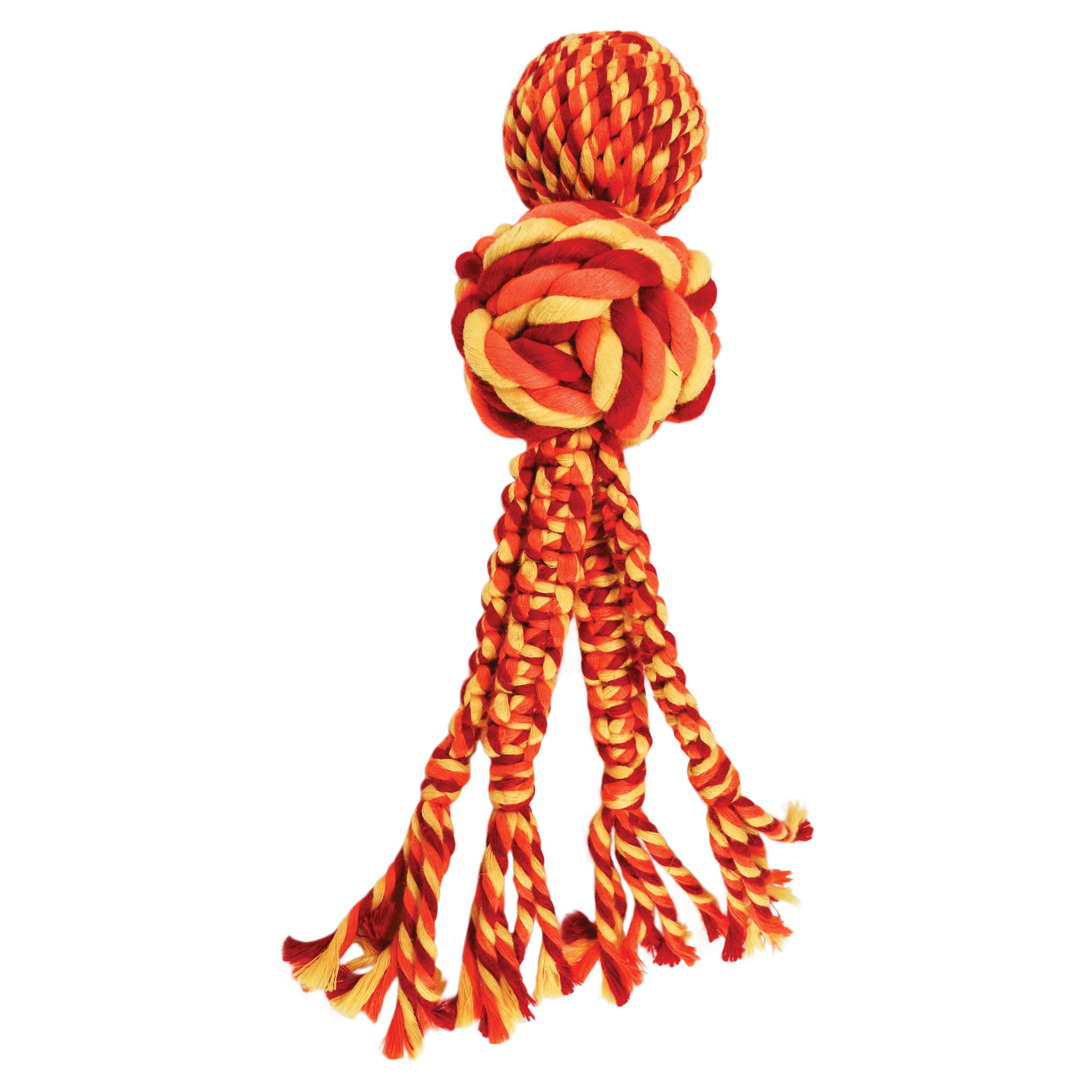 slide 1 of 4, KONG Wubba Weaves w/Rope Assorted Lg, 1 ct