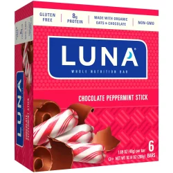 Luna Chocolate Peppermint Nutrition Bars For Women
