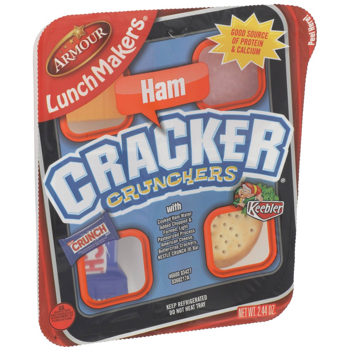 slide 2 of 25, Armour LunchMakers Ham Cracker Crunchers - 2.44oz, 2.44 oz