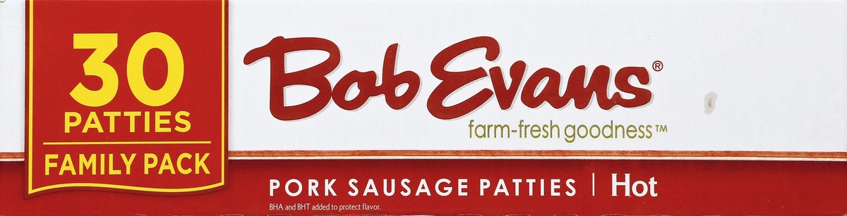 slide 5 of 7, Bob Evans Hot Pork Sausage Patties 40 oz. Box, 40 oz