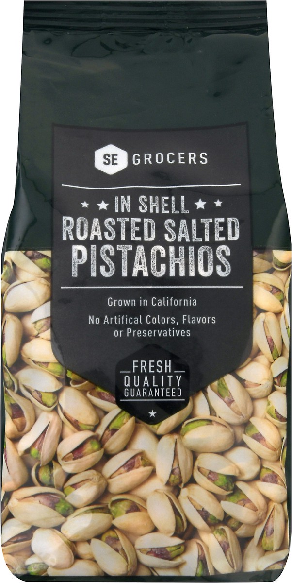 slide 7 of 13, SE Grocers Pistachio Inshell Roasted Salted, 8 oz