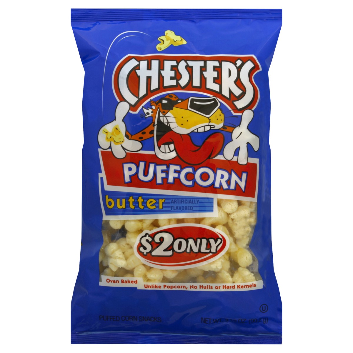 slide 5 of 6, Chester's Chesters Puffcorn Butter Puffered Corn - 3.25 Oz, 3.25 oz