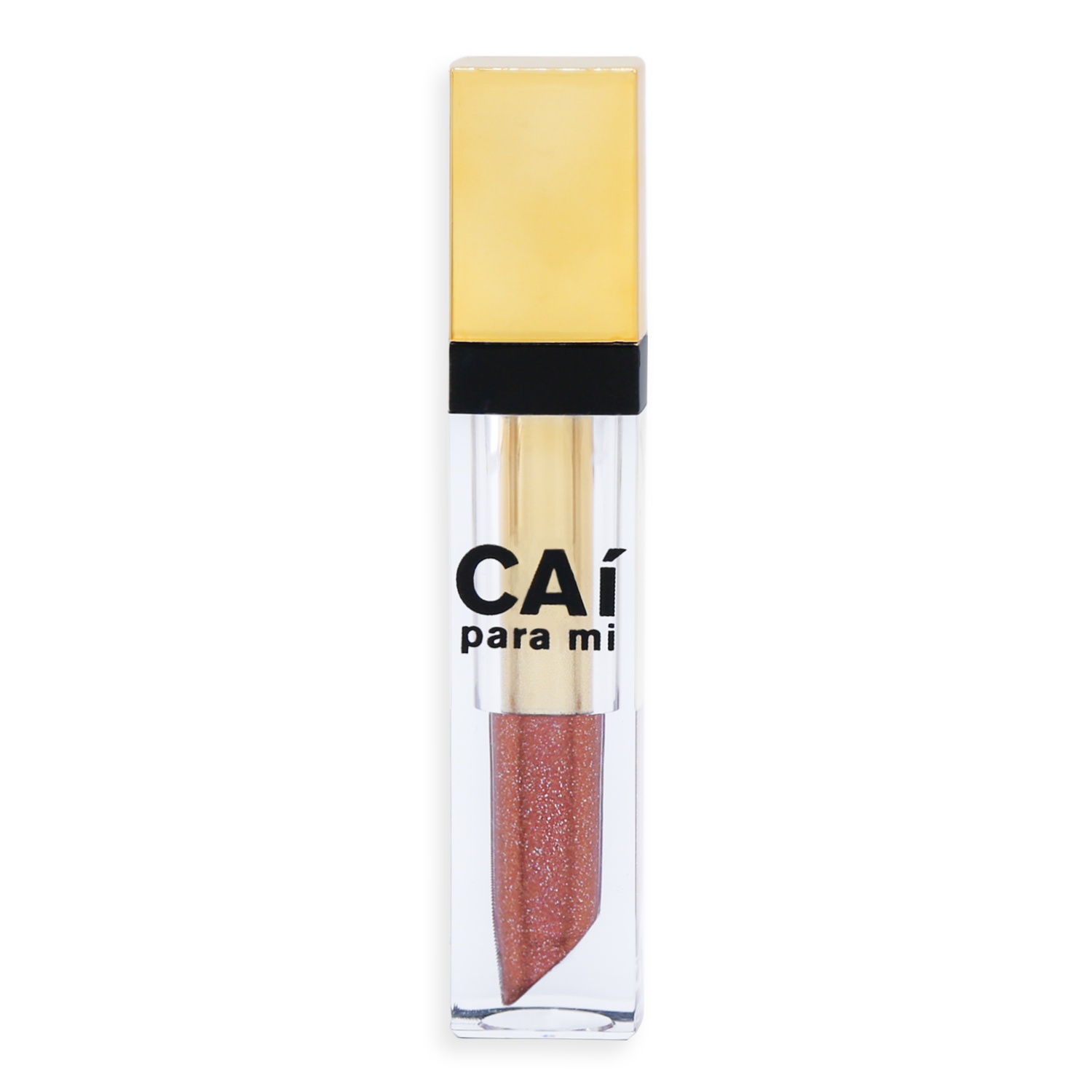 slide 1 of 2, CAI Para Mi Shimmer Lip Lacquer, Rose, 0.2 oz