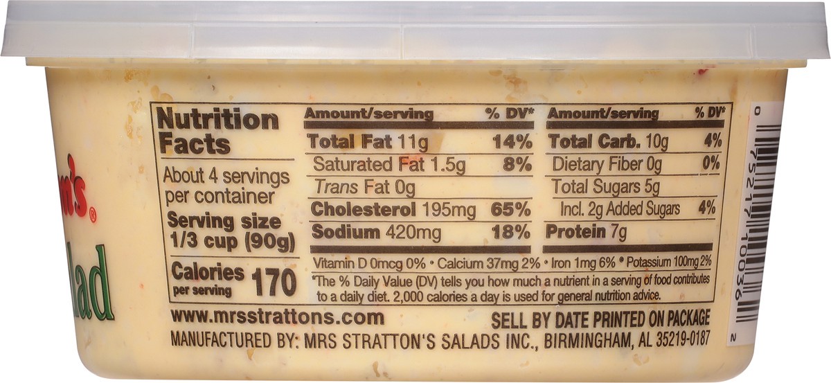 slide 4 of 9, Mrs. Stratton's Egg Salad 12 oz, 12 oz