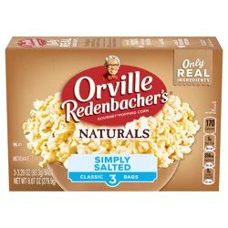 Orville Redenbacher's's Orville Redenbacher's’s Microwave Popcorn, Naturals Simply Salted Popcorn, 3.3 oz., 3-Count