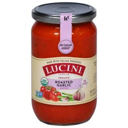 Lucini Italia Organic Roasted Garlic Sauce 24 oz