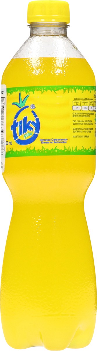 slide 3 of 13, Tiky Pina Carbonated Pineapple Flavor Soft Drink - 20 fl oz, 20 fl oz