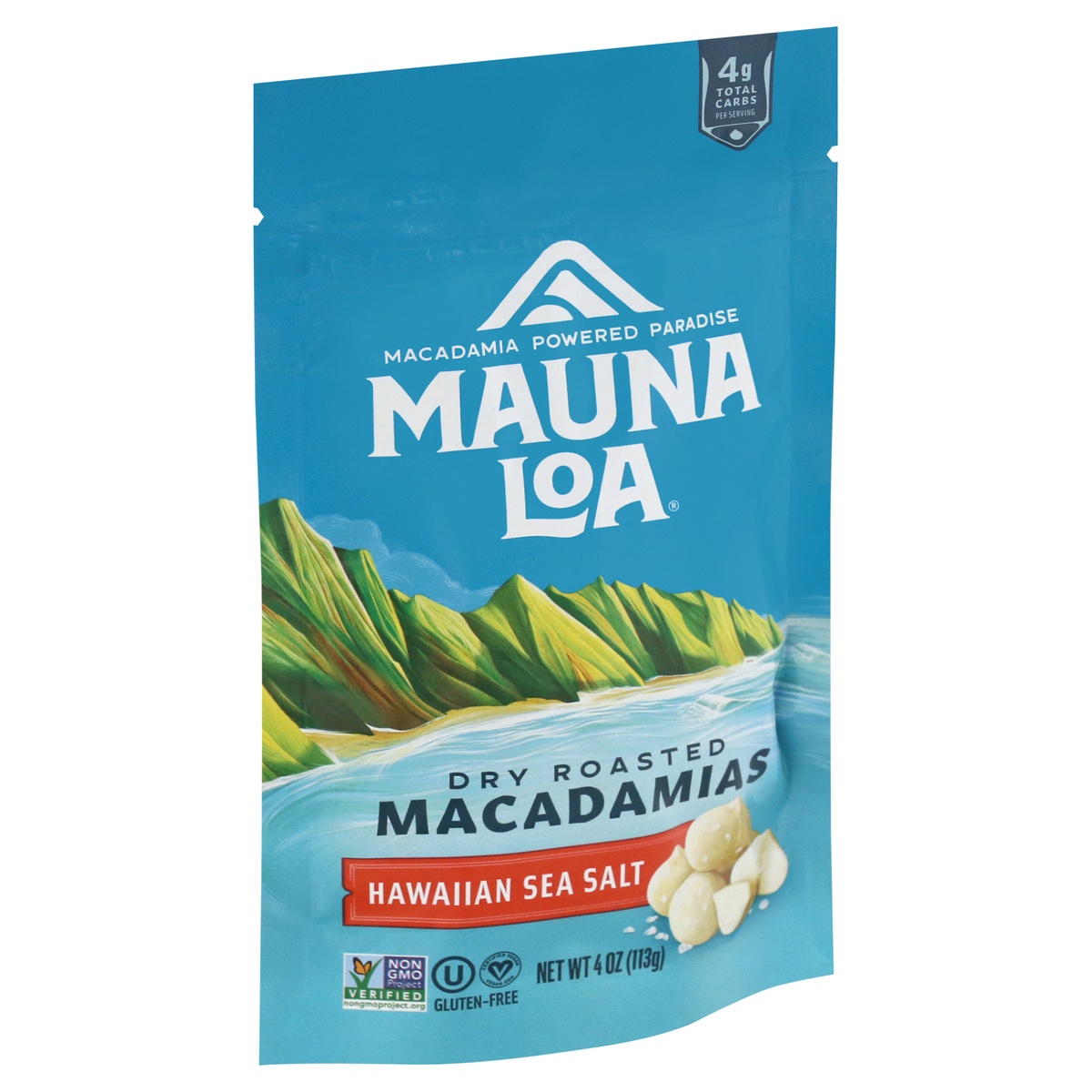 Mauna Loa Dry Roasted Hawaiian Sea Salt Macadamias 4 oz Shipt