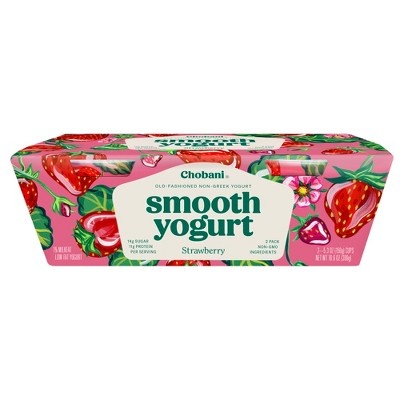 slide 1 of 1, Chobani Strawberry Smooth Yogurt, 10.6 oz