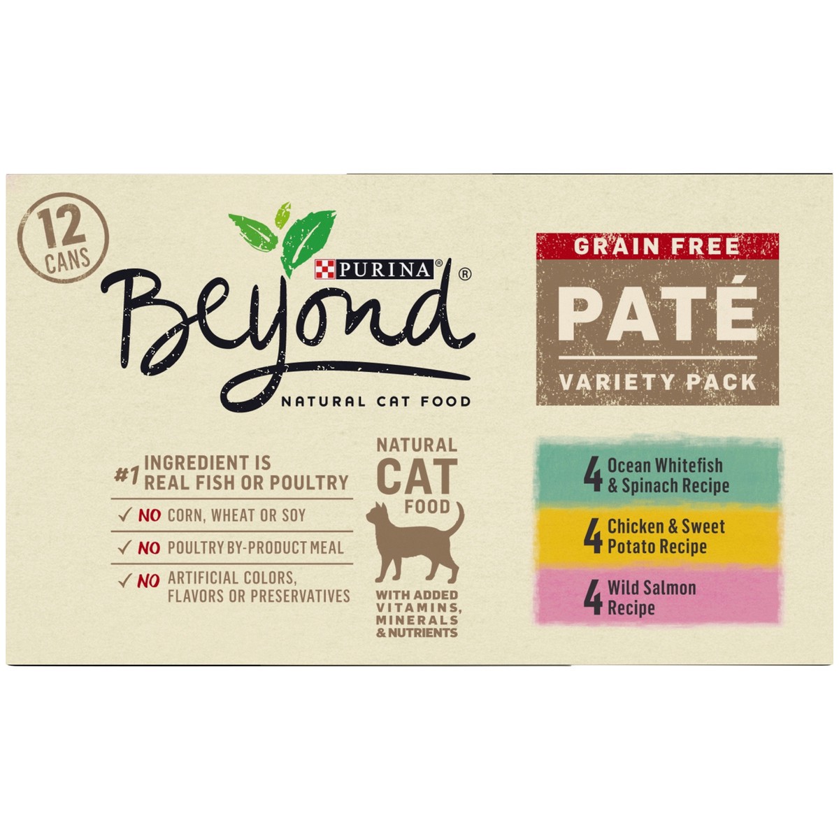 slide 14 of 17, Beyond Purina Beyond Grain Free Wet Cat Food Pate Variety Pack, 2.25 lb