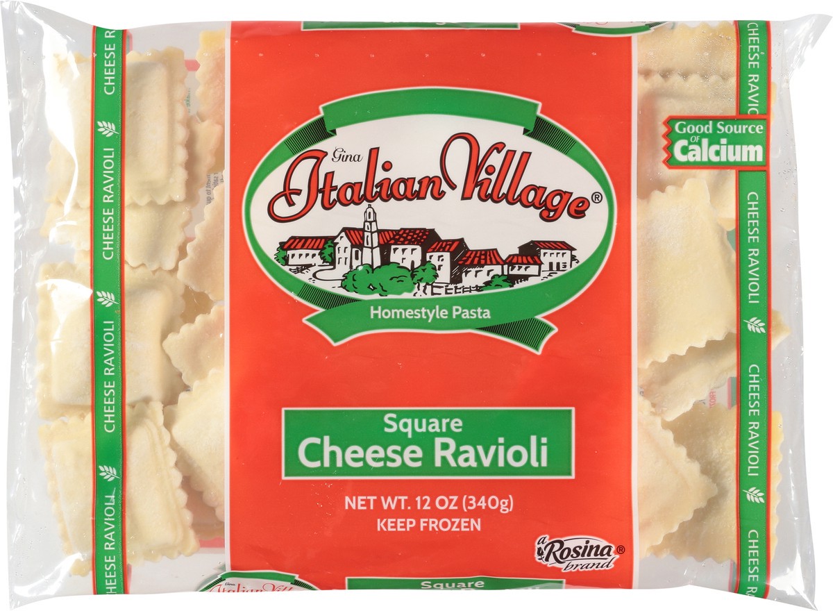 slide 3 of 14, Italian Village Square Cheese Ravioli 12 oz, 12 oz