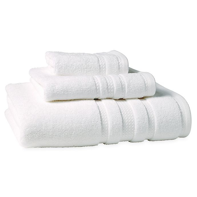 slide 1 of 1, DKNY Famous Maker Avenue Value Hand Towel - White, 1 ct