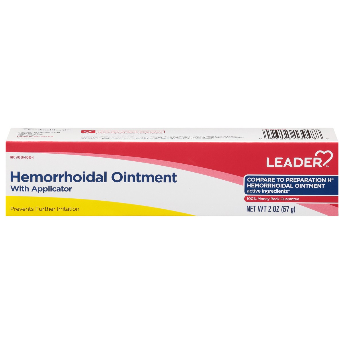 slide 1 of 13, Leader Hemorrhoidal Ointment With Applicator 2 oz, 2 oz