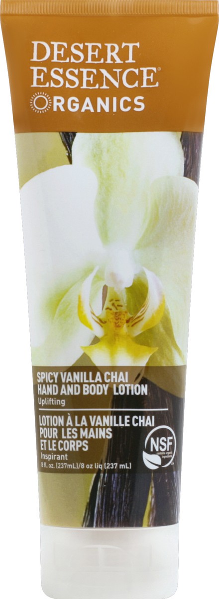 slide 5 of 7, Desert Essence Organics Hand And Body Lotion Spicy Vanilla Chai - 8 Oz, 8 oz