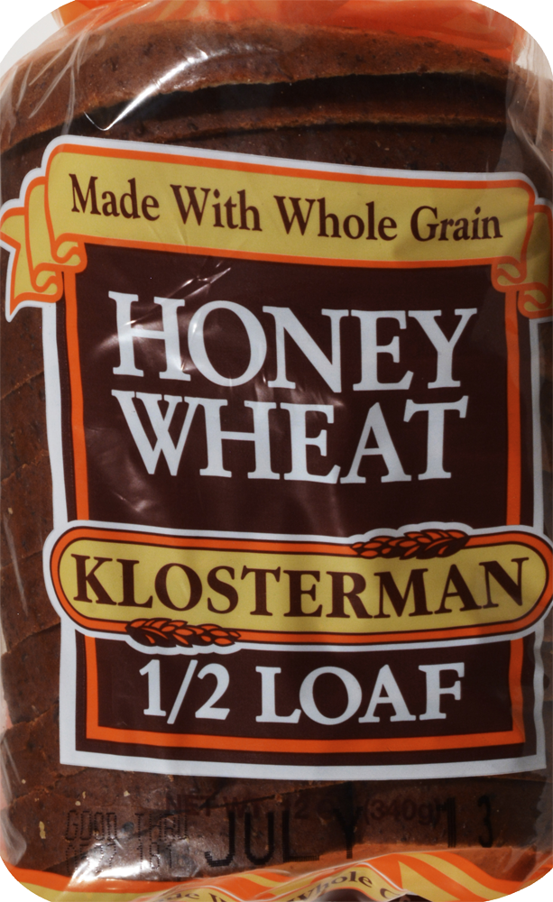 slide 1 of 1, Klosterman Honey Wheat Half Loaf, 12 oz