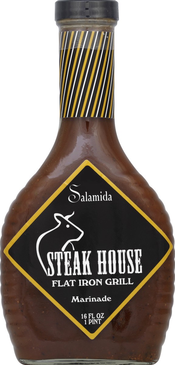 slide 1 of 2, Salamida Steakhouse Flat Iron, 16 fl oz