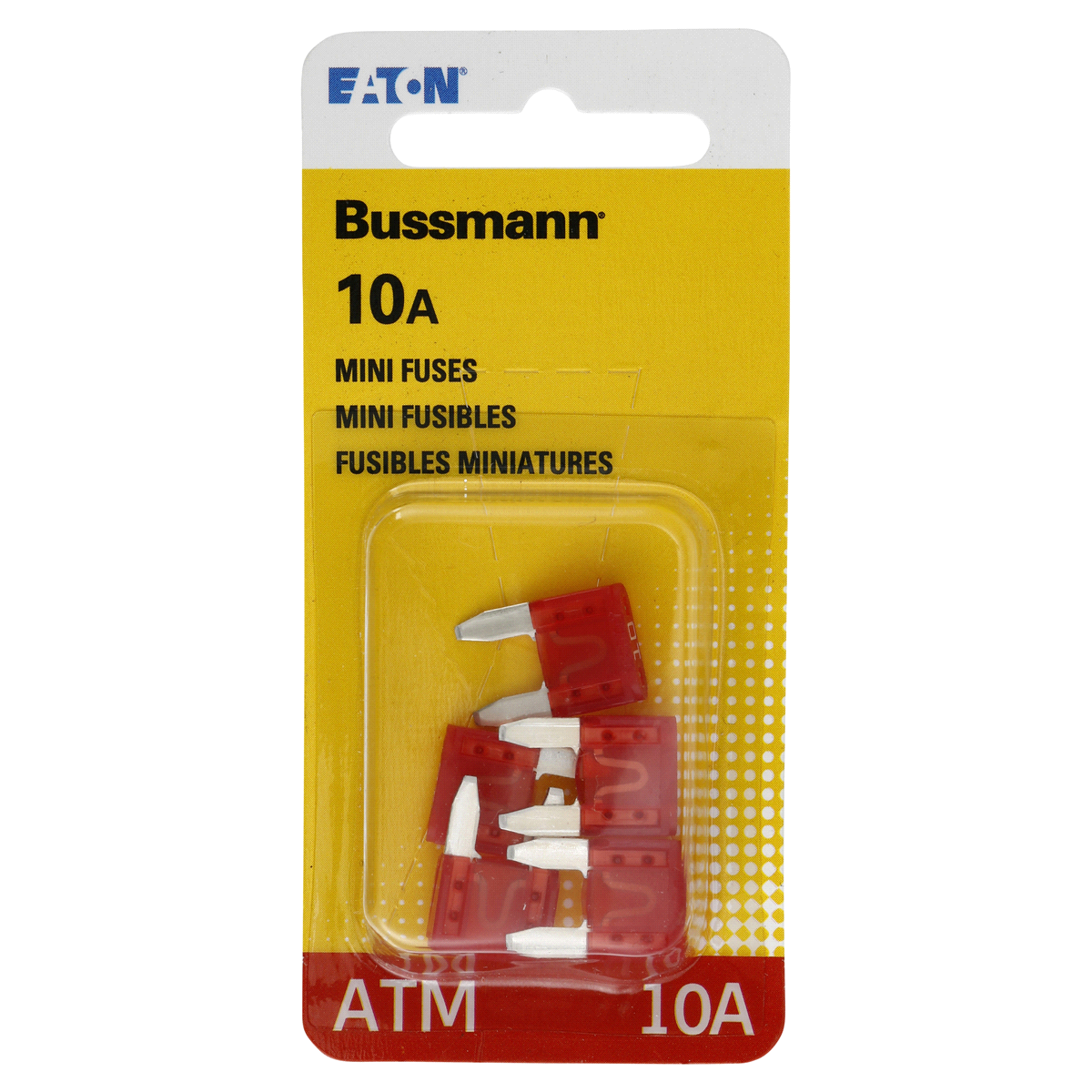 slide 1 of 1, Bussmann ATM Series Blade Fuse #BP/ATM-10-RP, 1 ct