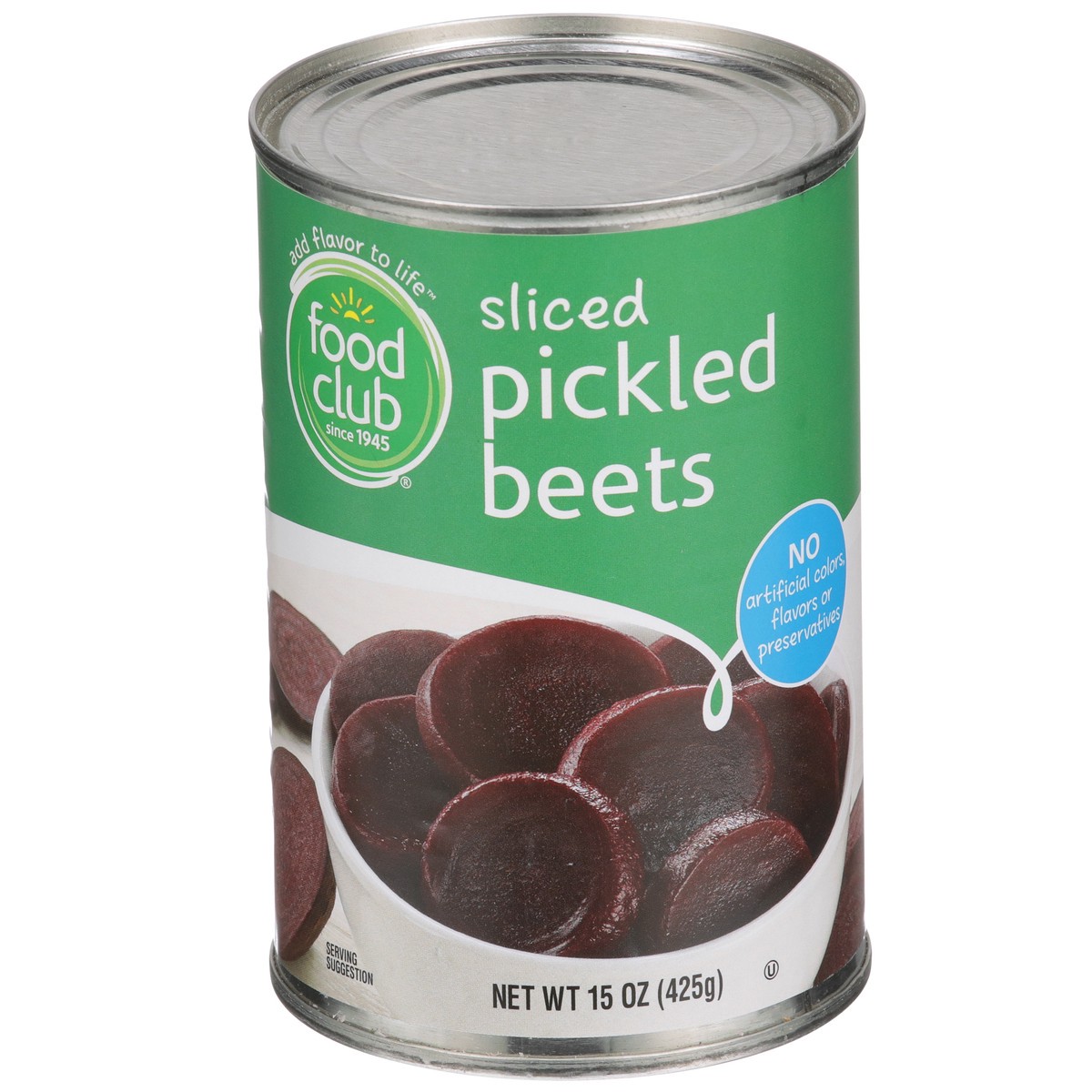 slide 1 of 9, Food Club Sliced Pickled Beets, 15 oz