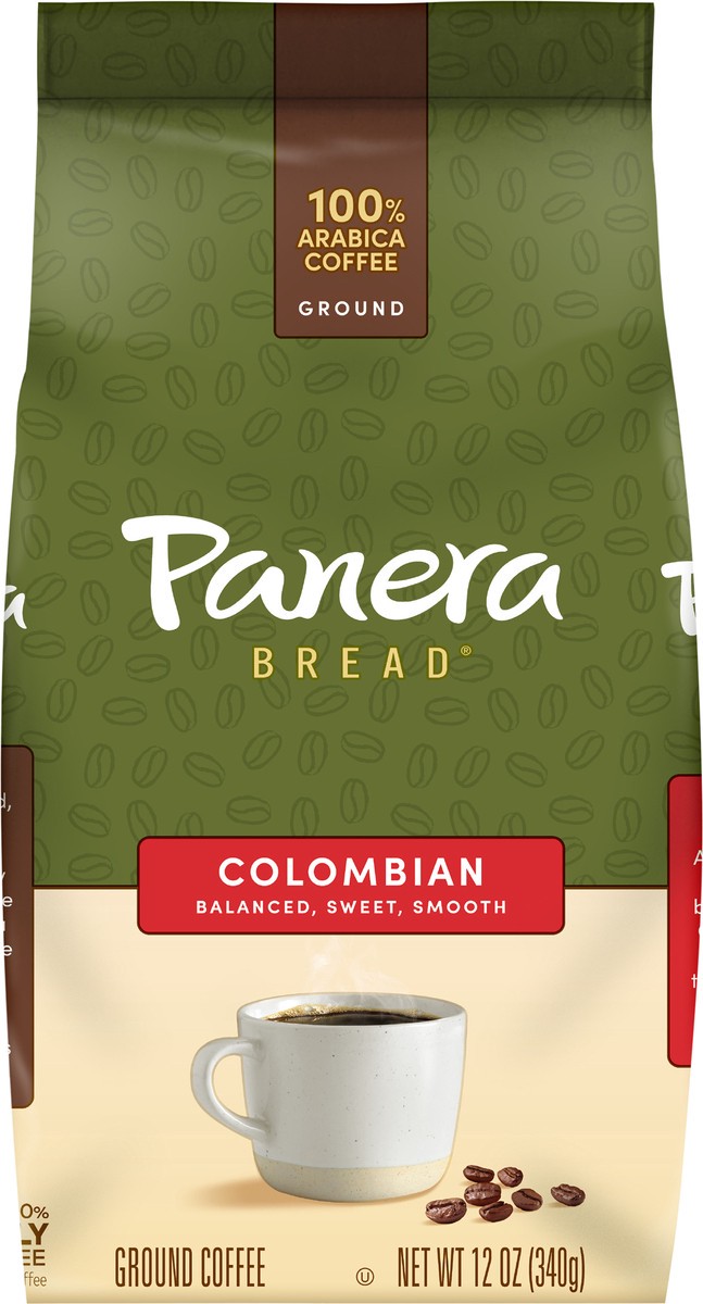 slide 1 of 5, Panera Bread Colombian Ground 100% Arabica Coffee 12 oz Bag, 12 oz