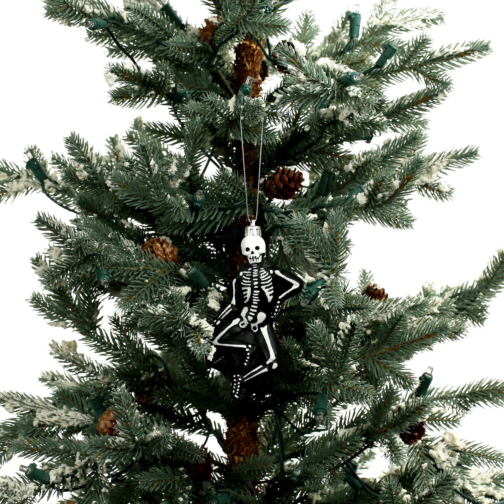 slide 3 of 3, 5.25" Plastic Skeleton Ornament By Ashland, 5.25 in