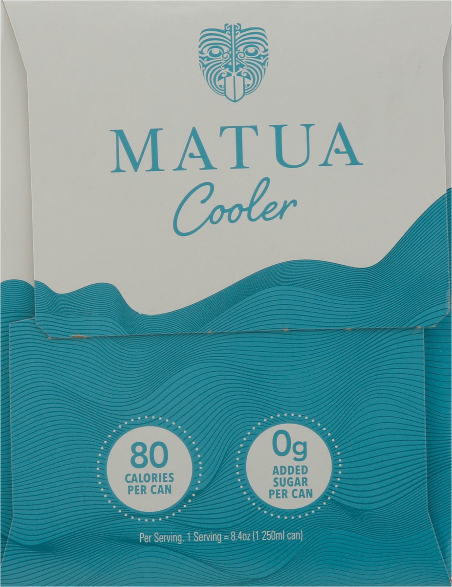 slide 7 of 9, Matua Cooler Sparkling Water Splash of Kiwi Sauvignon Blanc 4 - 8.4 fl oz Cans, 250 ml