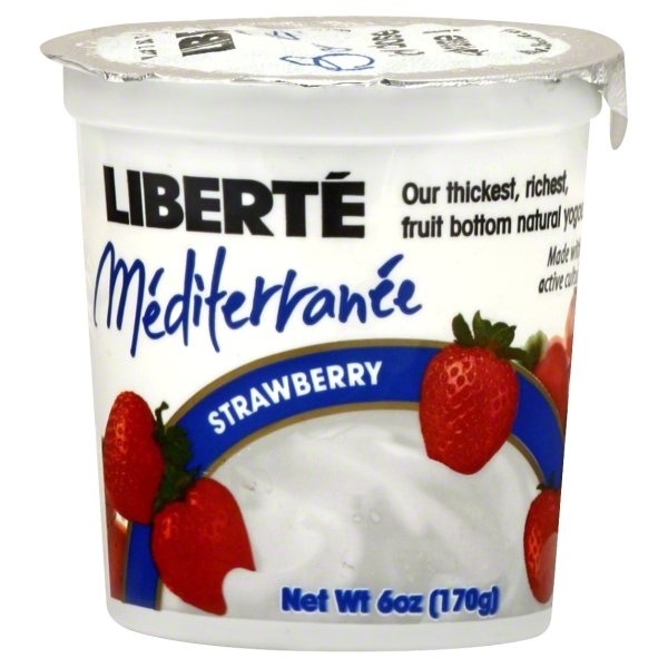 slide 1 of 1, Liberté Yogurt, Natural, Strawberry, 6 oz