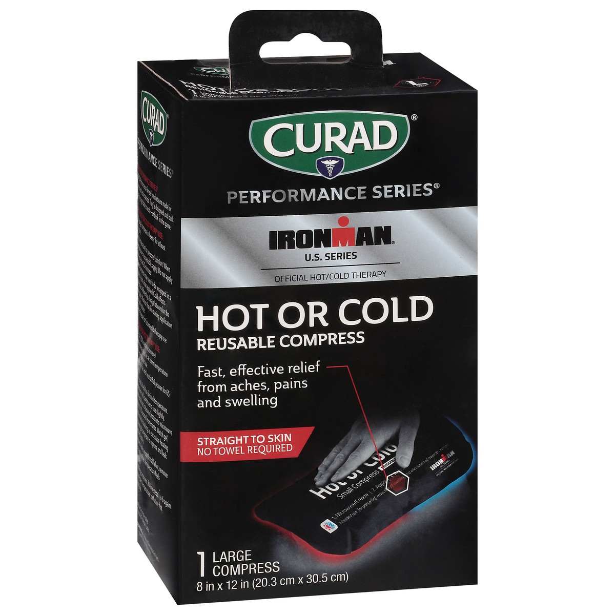 slide 8 of 9, Curad Performance Series Ironman Hot or Cold Reusable Compress 1 ea, 1 ct