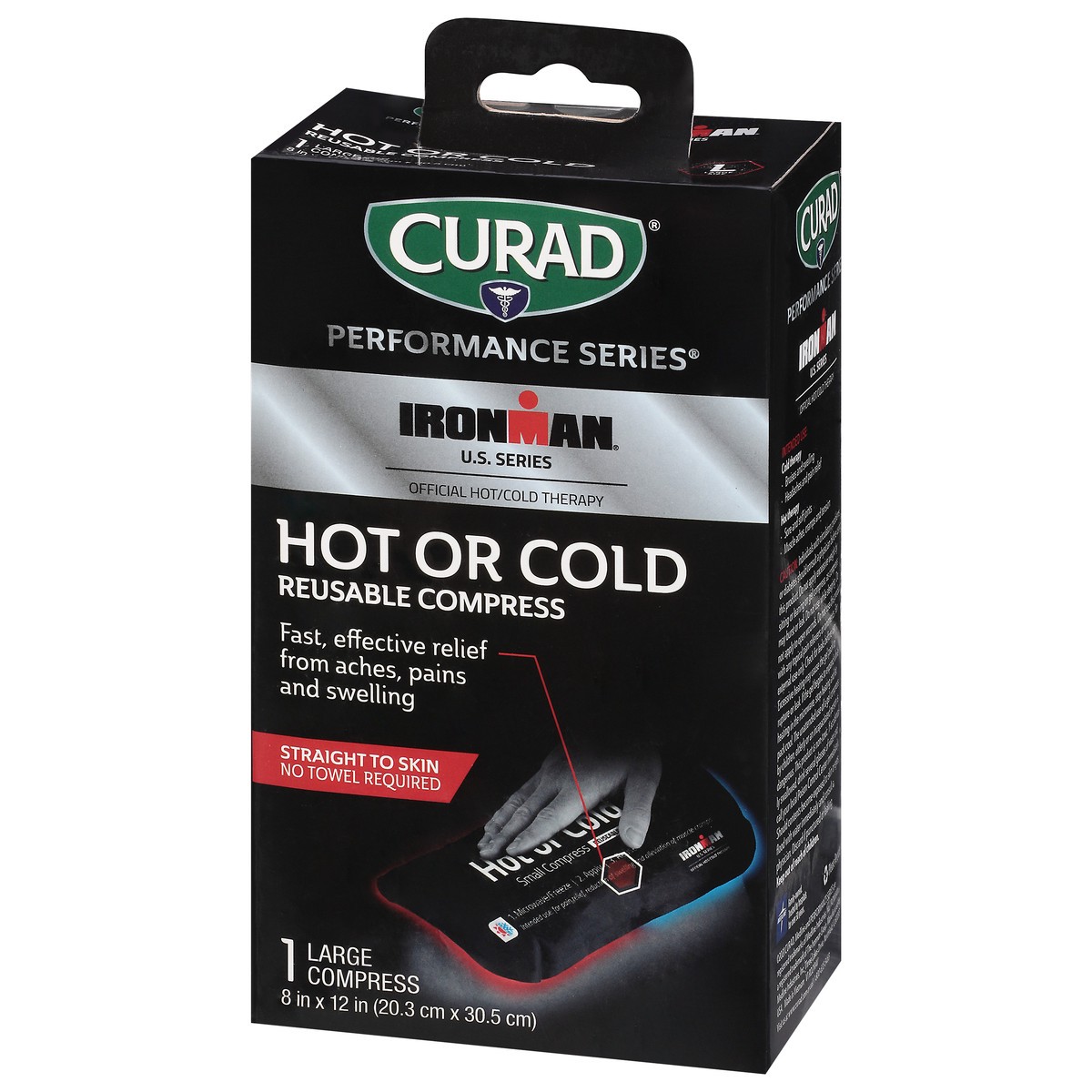 slide 3 of 9, Curad Performance Series Ironman Hot or Cold Reusable Compress 1 ea, 1 ct