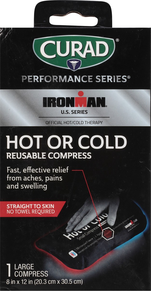 slide 2 of 9, Curad Performance Series Ironman Hot or Cold Reusable Compress 1 ea, 1 ct
