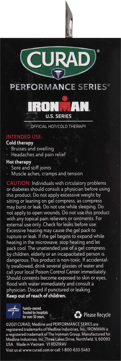 slide 5 of 9, Curad Performance Series Ironman Hot or Cold Reusable Compress 1 ea, 1 ct