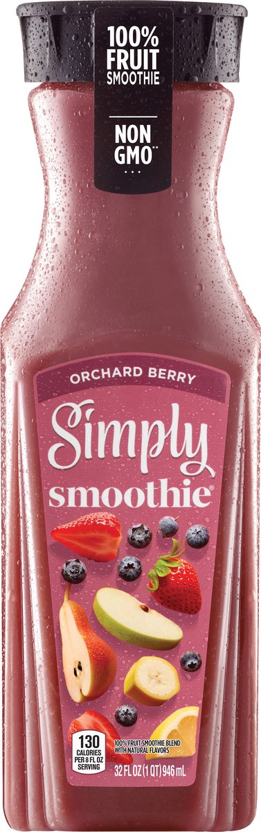 slide 3 of 8, Simply Smoothies Orchard Berry Juice 100 Bottle- 32 fl oz, 32 fl oz