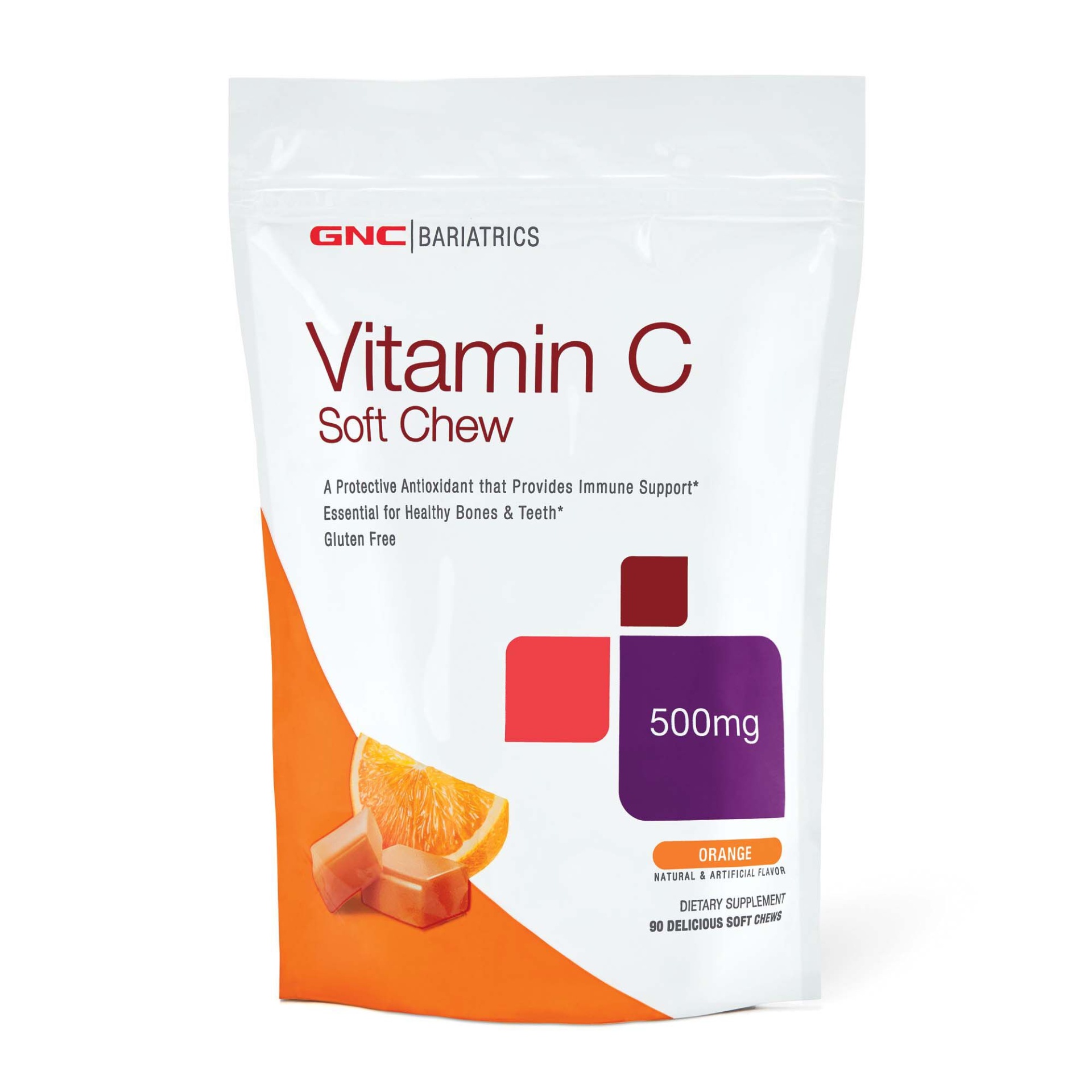 slide 1 of 1, GNC Bariatrics Vitamin C - Orange, 90 ct