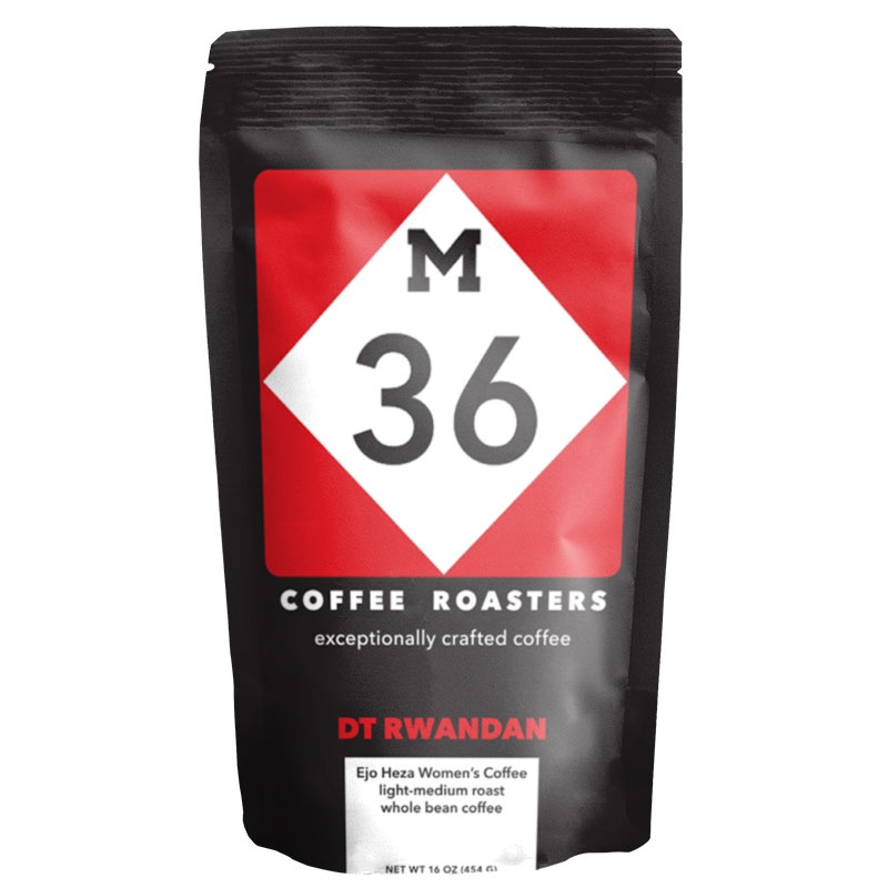 slide 1 of 1, M-36 Coffee Roasters Dt Rwandan Coffee - 16 oz, 16 oz