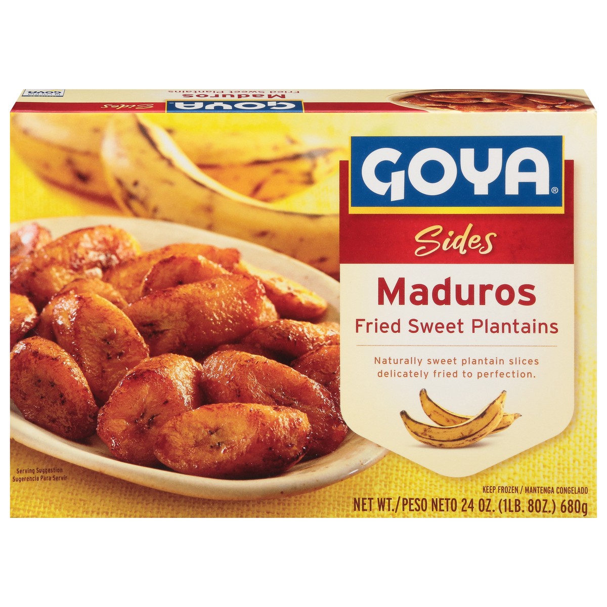 slide 1 of 9, Goya Sides Maduros Fried Sweet Plantains 24 oz, 24 oz