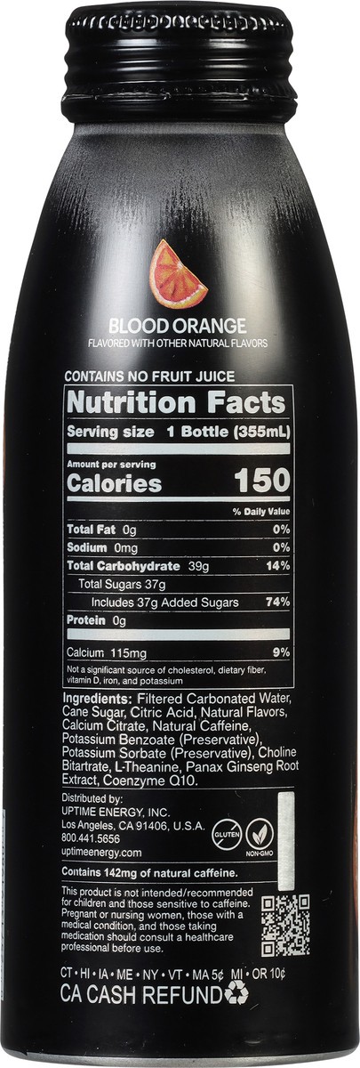 slide 4 of 9, UPTIME Blood Orange Original Energy Drink - 12 oz, 12 oz