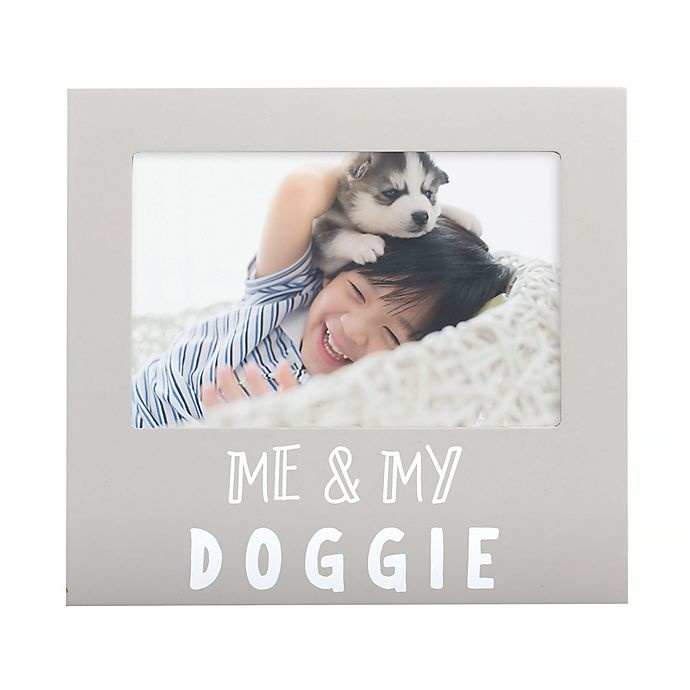 slide 1 of 3, Pearhead Doggie'' Picture Frame - Grey'', 1 ct