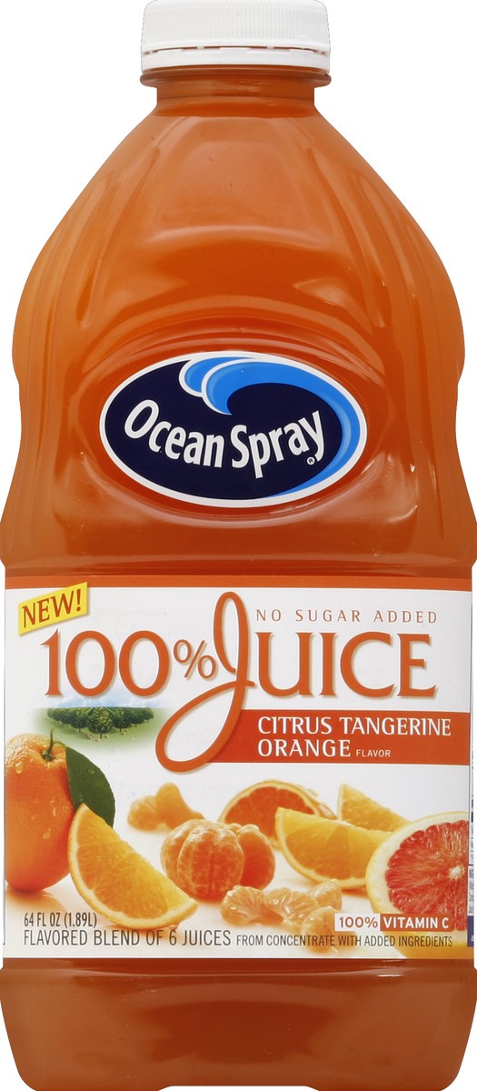 slide 4 of 4, Ocean Spray 100% Juice 64 oz, 64 oz